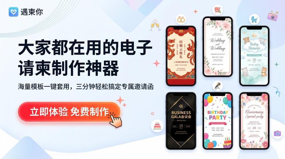 家长会电子请柬定制攻略｜4种高适配风格+工具实测，小白也能5分钟搞定
